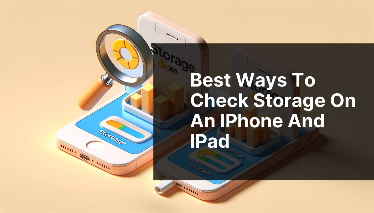 Best Ways to Check Storage on an iPhone and iPad