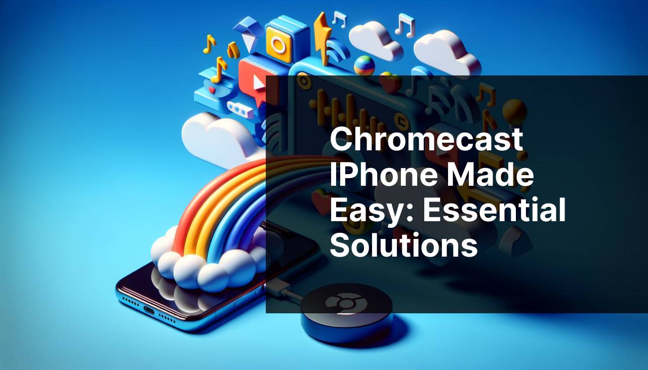 Chromecast iPhone Made Easy: Essential Solutions