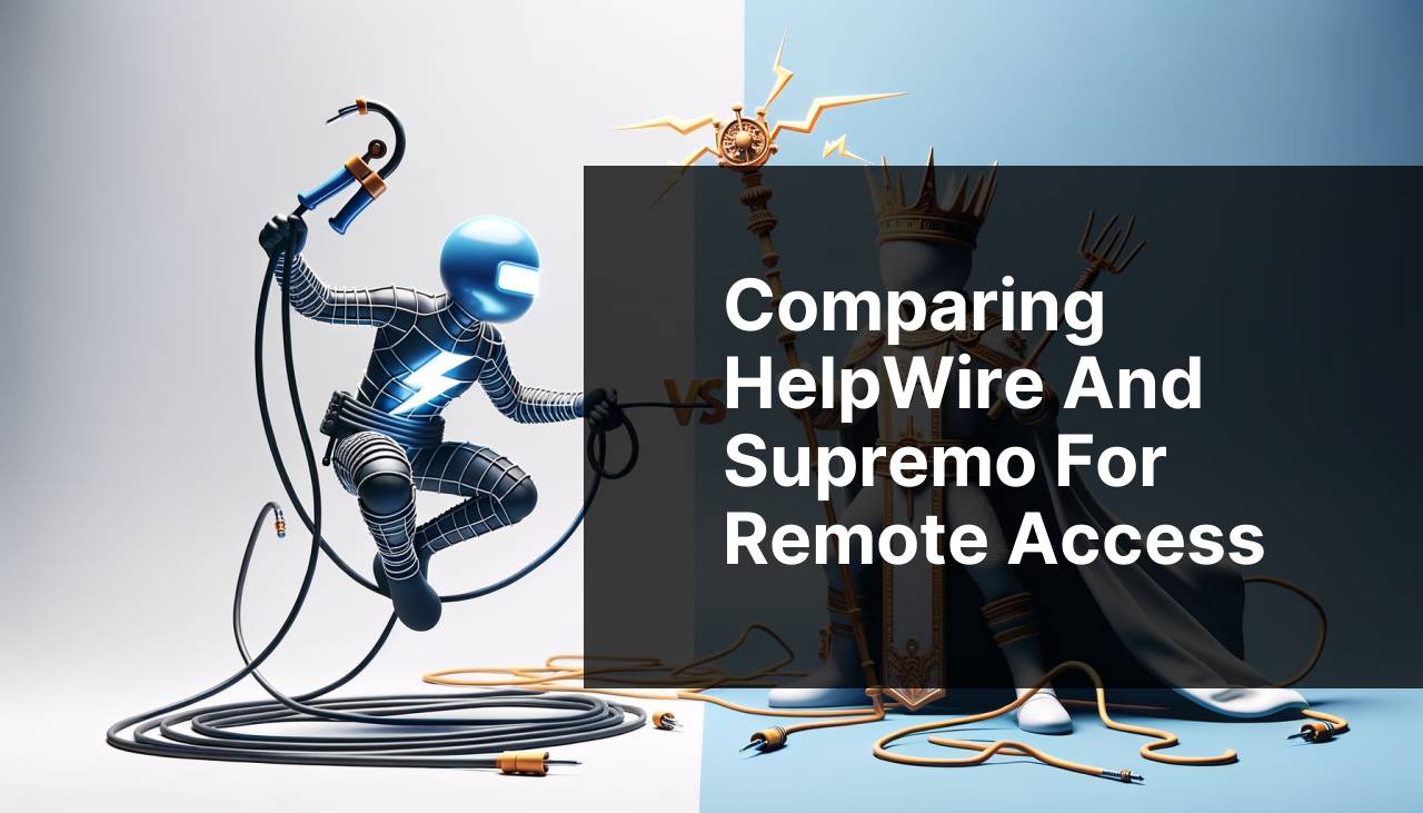 Comparing HelpWire and Supremo for Remote Access