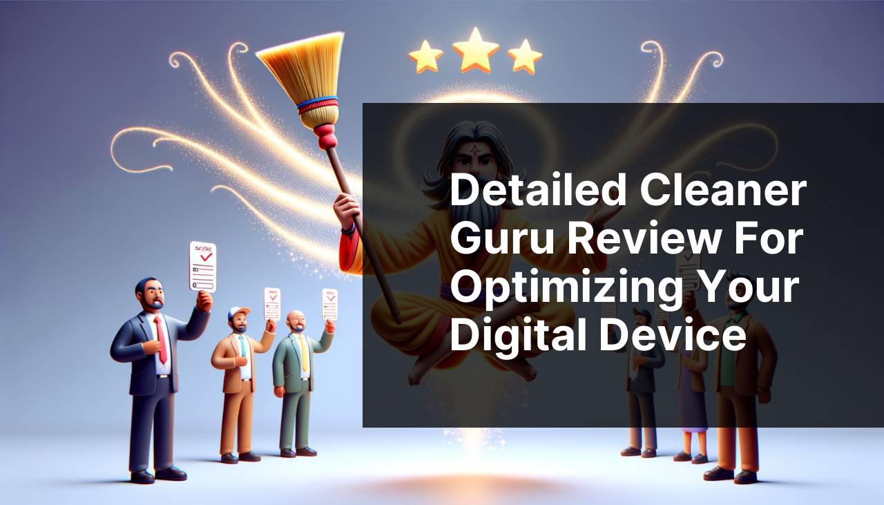 Detailed Cleaner Guru Review for Optimizing Your Digital Device