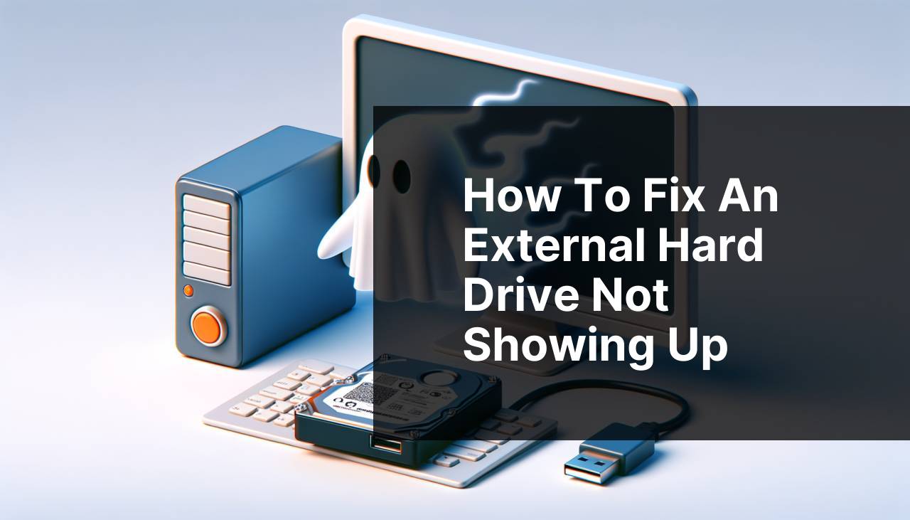 How to Fix an External Hard Drive Not Showing Up