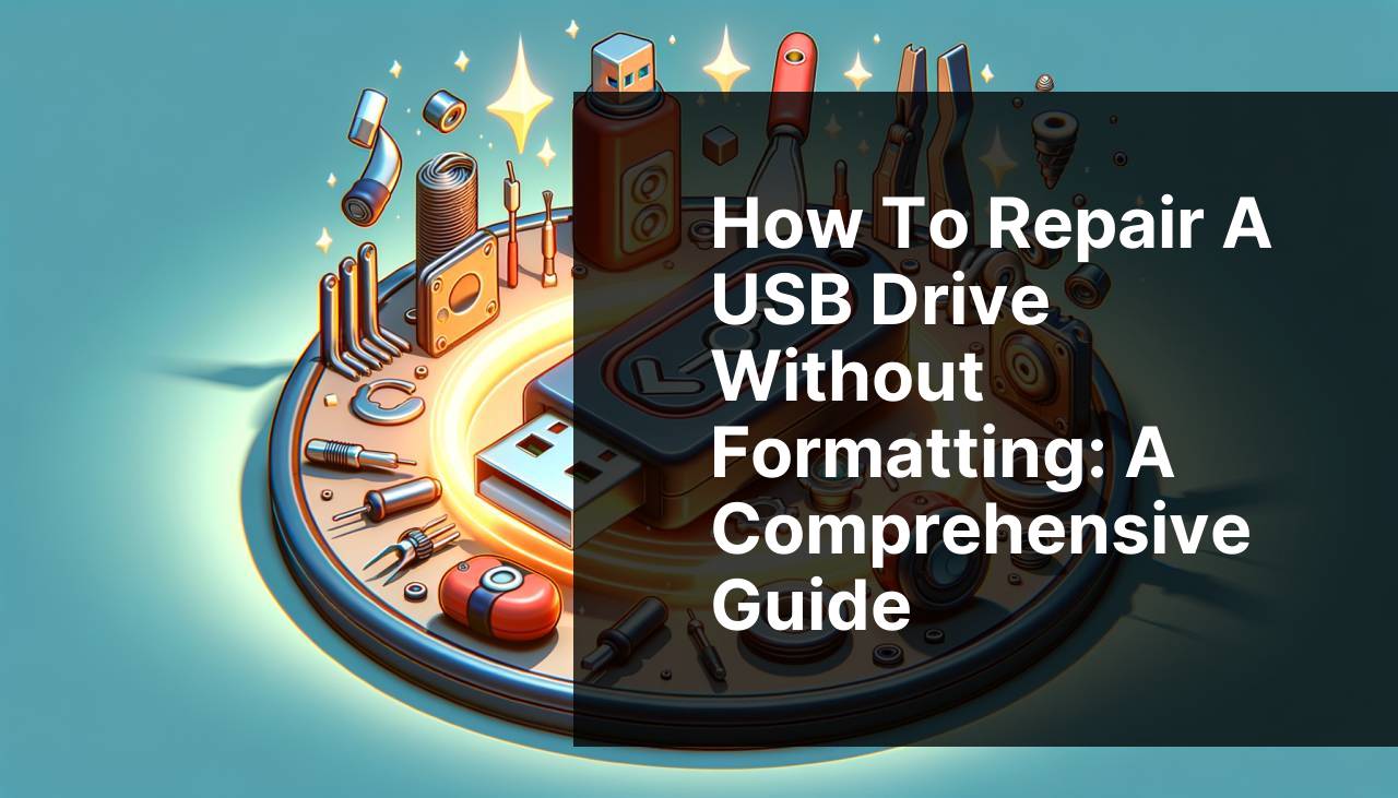 How to Repair a USB Drive Without Formatting: A Comprehensive Guide