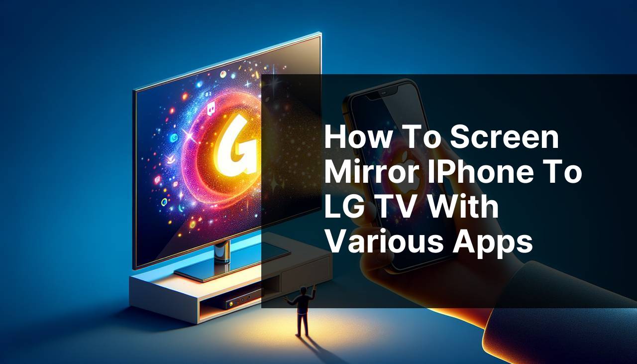 How to Screen Mirror iPhone to LG TV with Various Apps