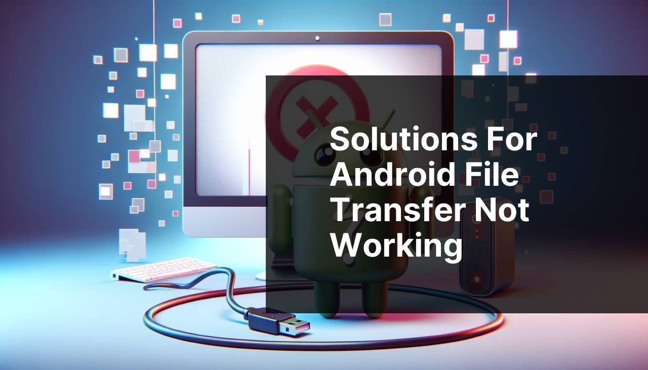 Solutions for Android File Transfer Not Working