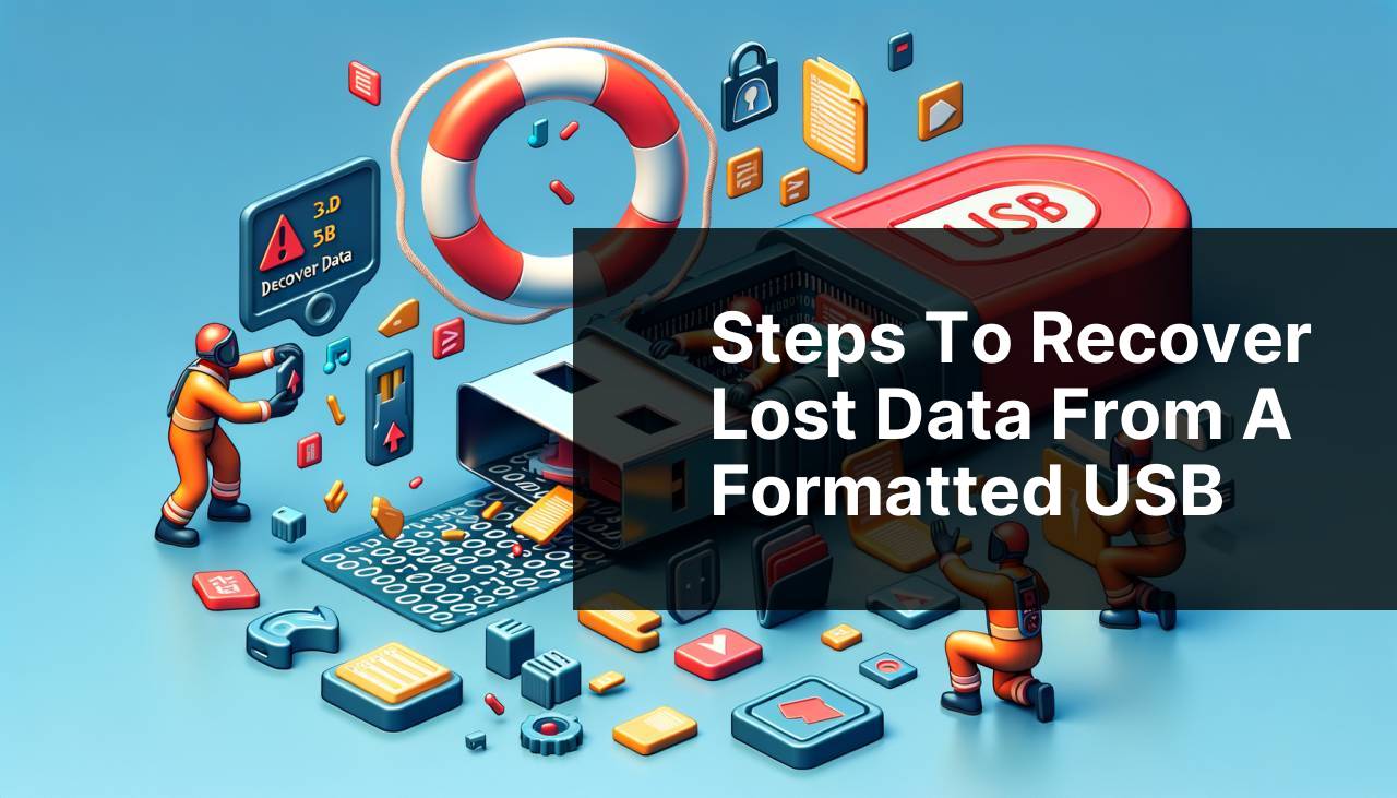 Steps to Recover Lost Data from a Formatted USB