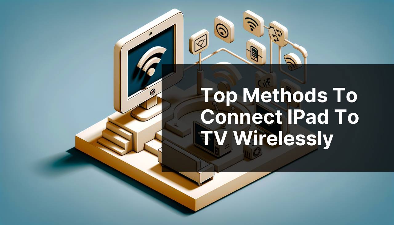 Top Methods to Connect iPad to TV Wirelessly