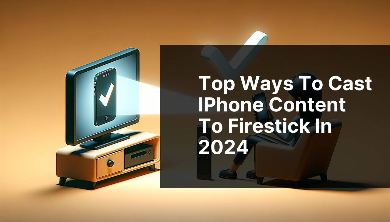 Top Ways to Cast iPhone Content to Firestick in 2024