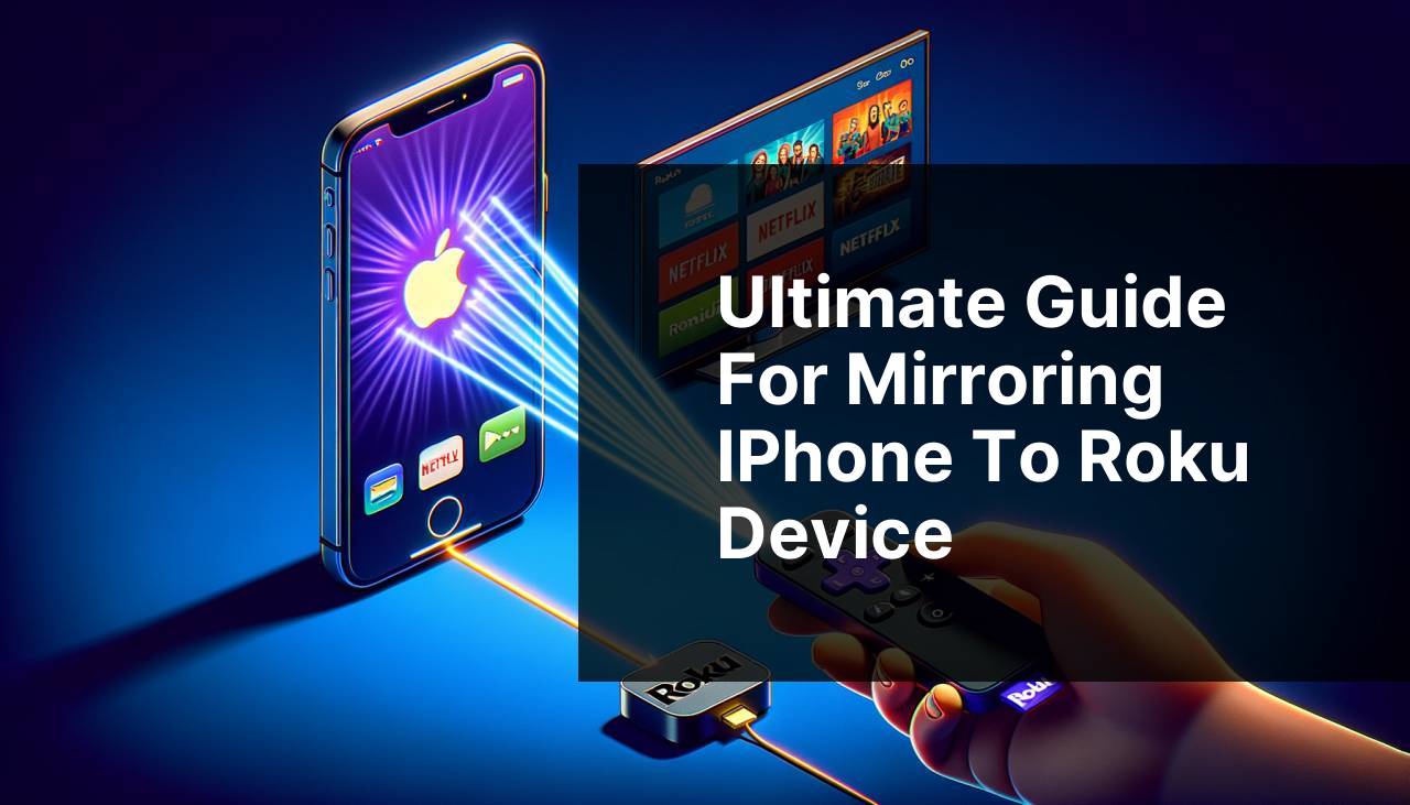 Ultimate Guide for Mirroring iPhone to Roku Device