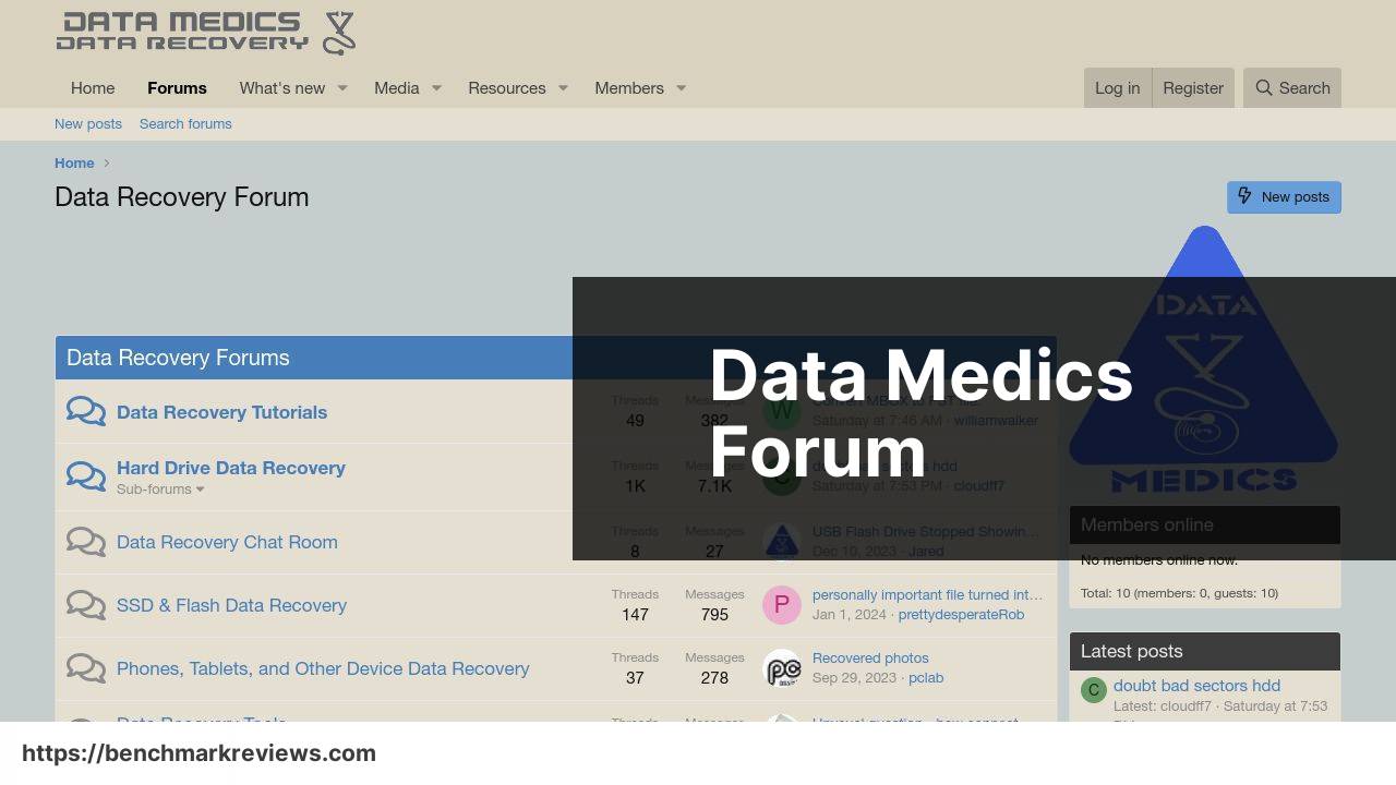 https://www.data-medics.com/forum/ screenshot