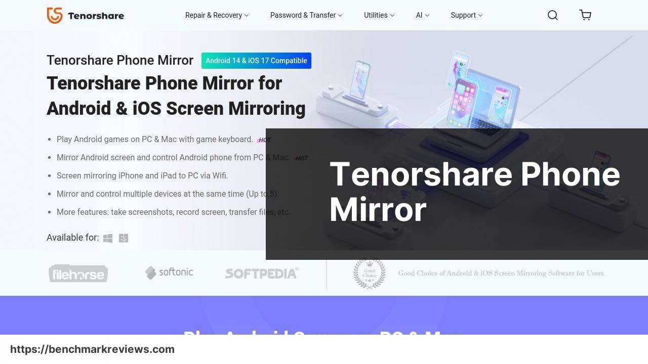 https://www.tenorshare.com/products/phone-mirror.html screenshot